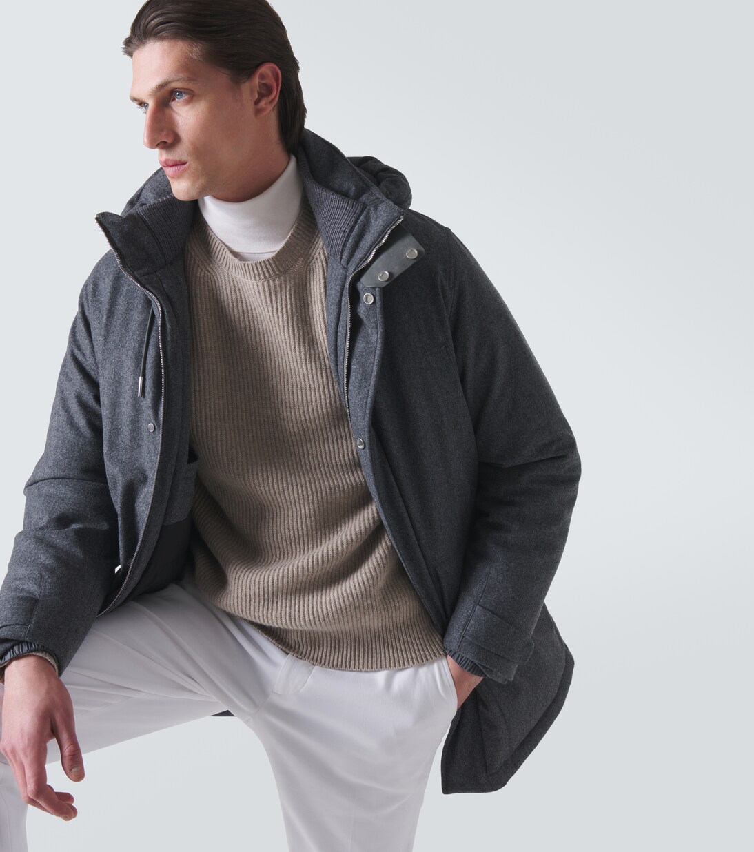 Wool down coat | Zegna