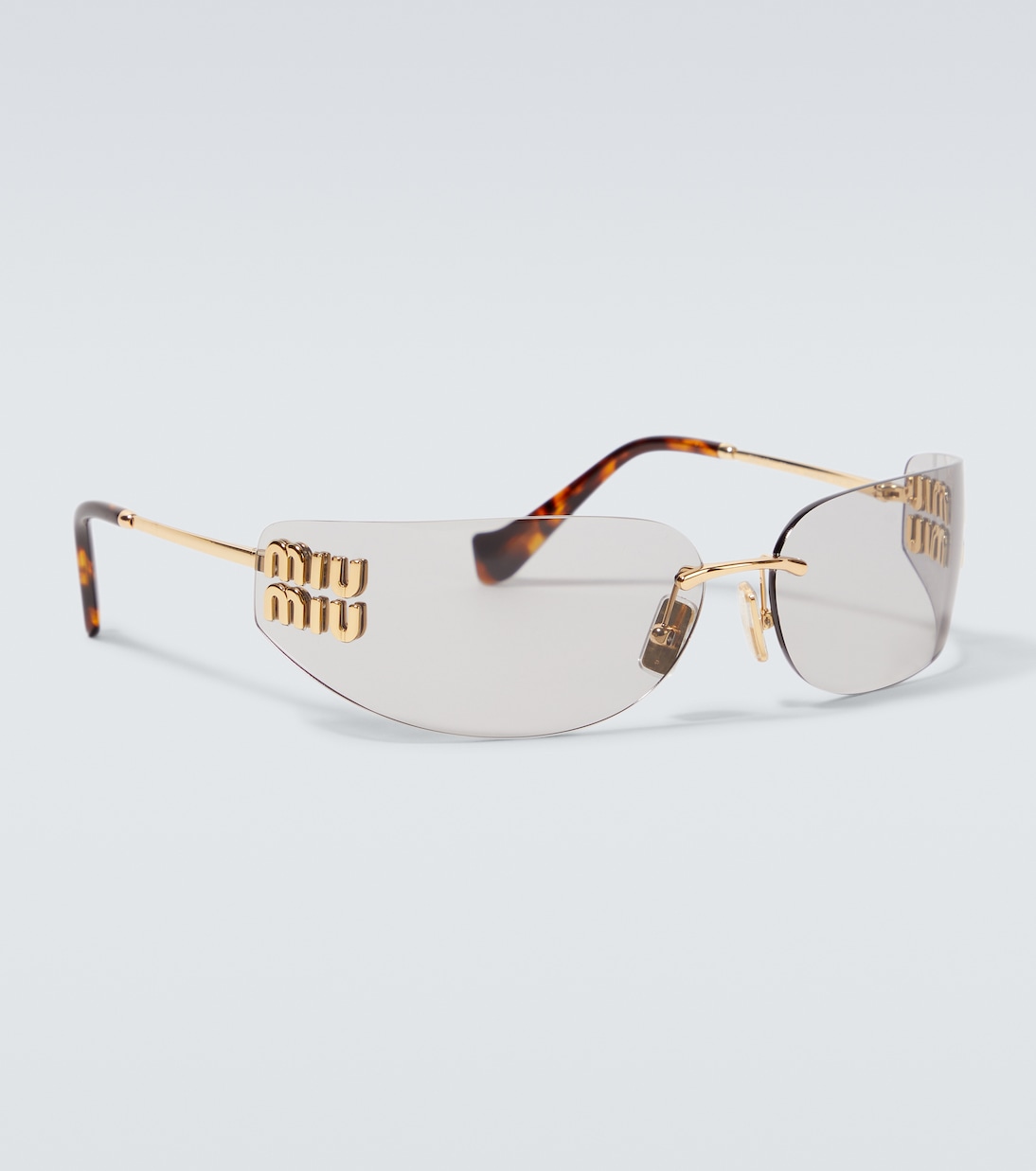 Ovale Sonnenbrille | Miu Miu