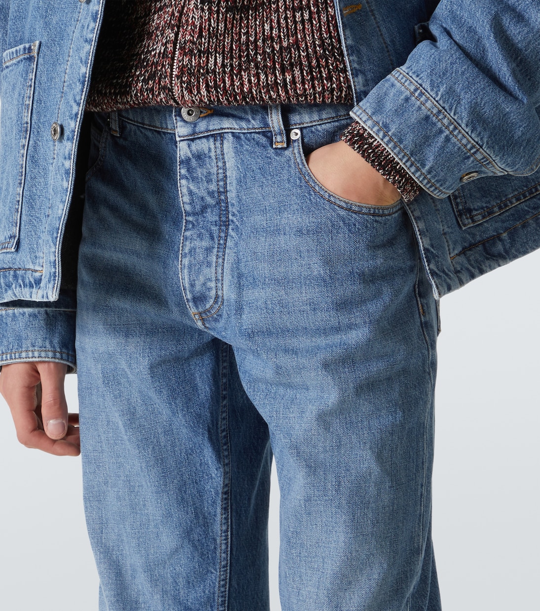 Jeans regular a vita media | Bottega Veneta