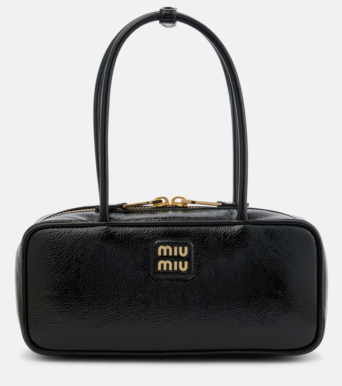 Beau patent leather tote bag | Miu Miu
