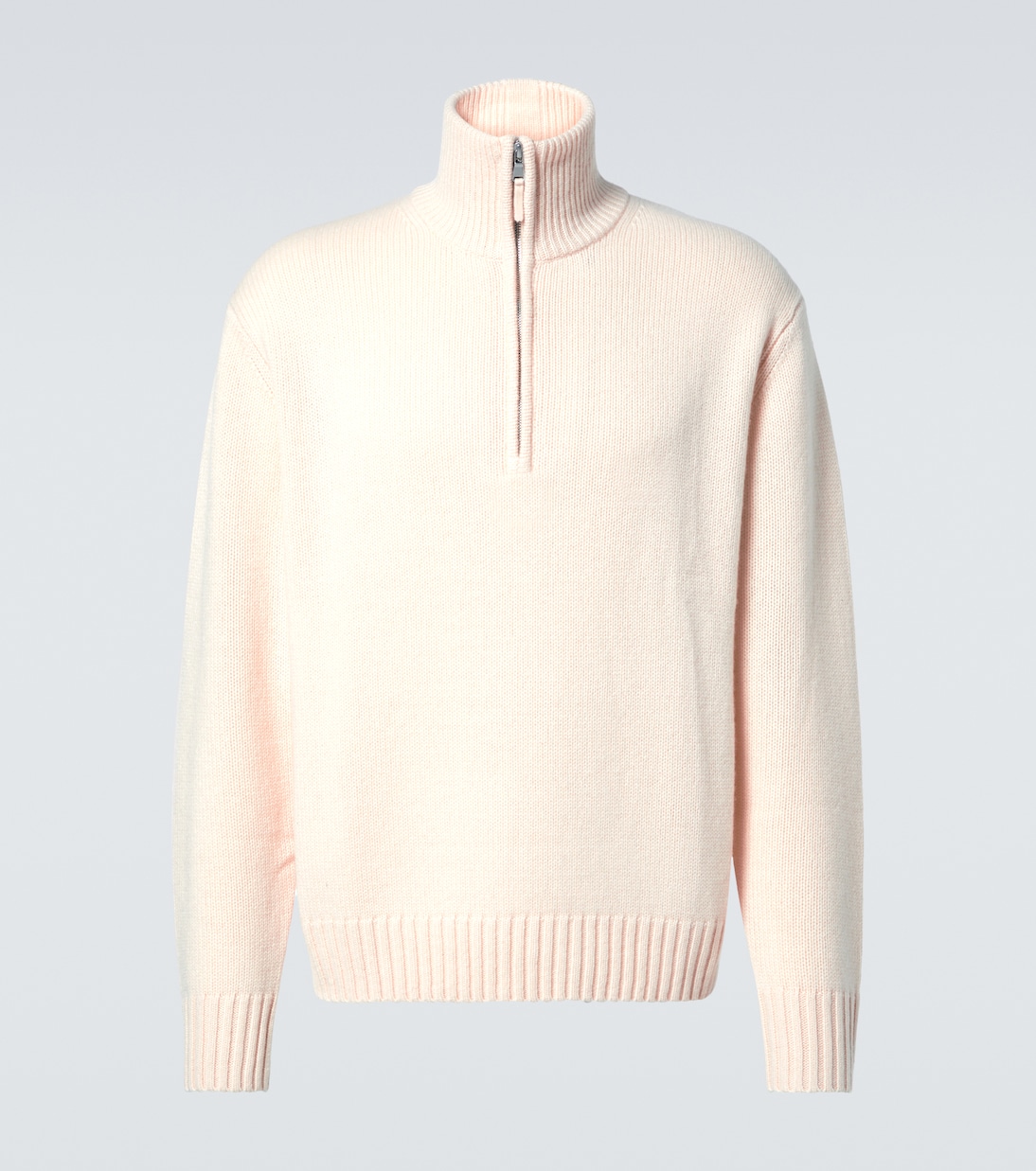 Pullover in cashmere con zip corta | Allude