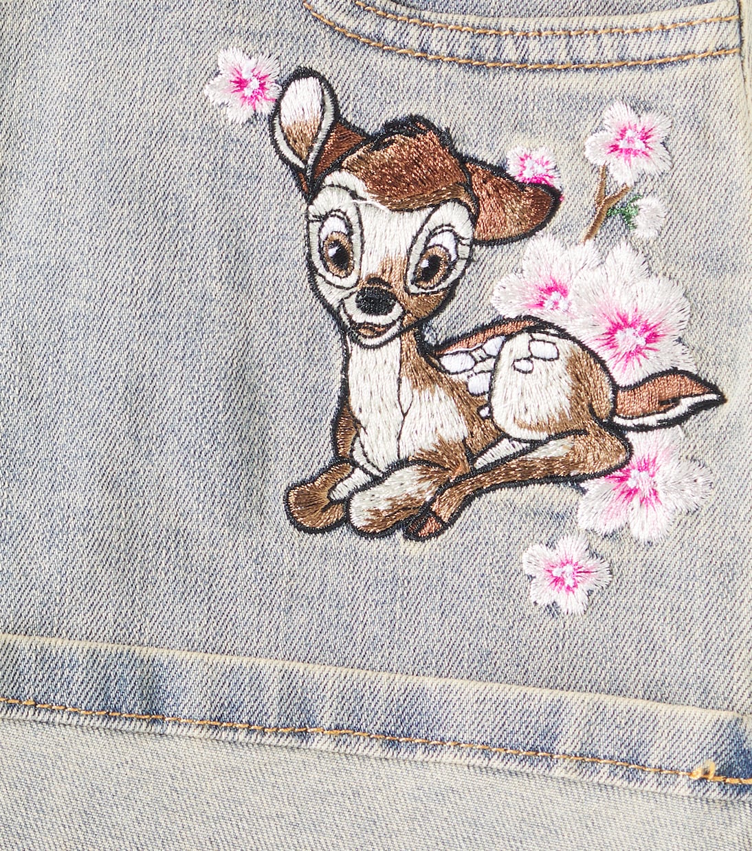 Bestickter Jeansrock | Monnalisa