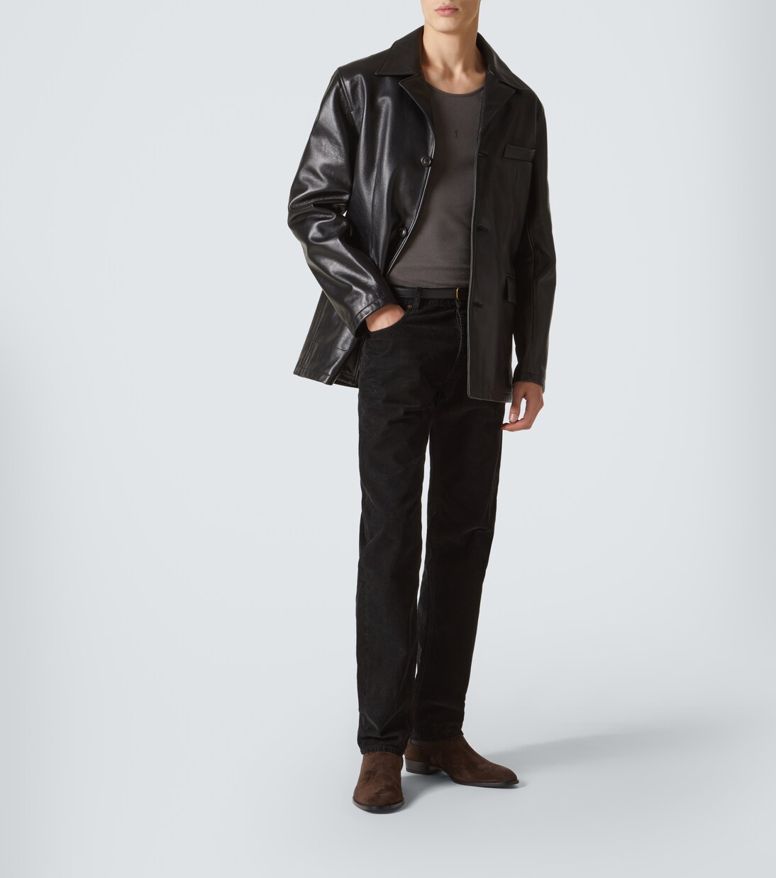 Logo cotton tank top | Saint Laurent