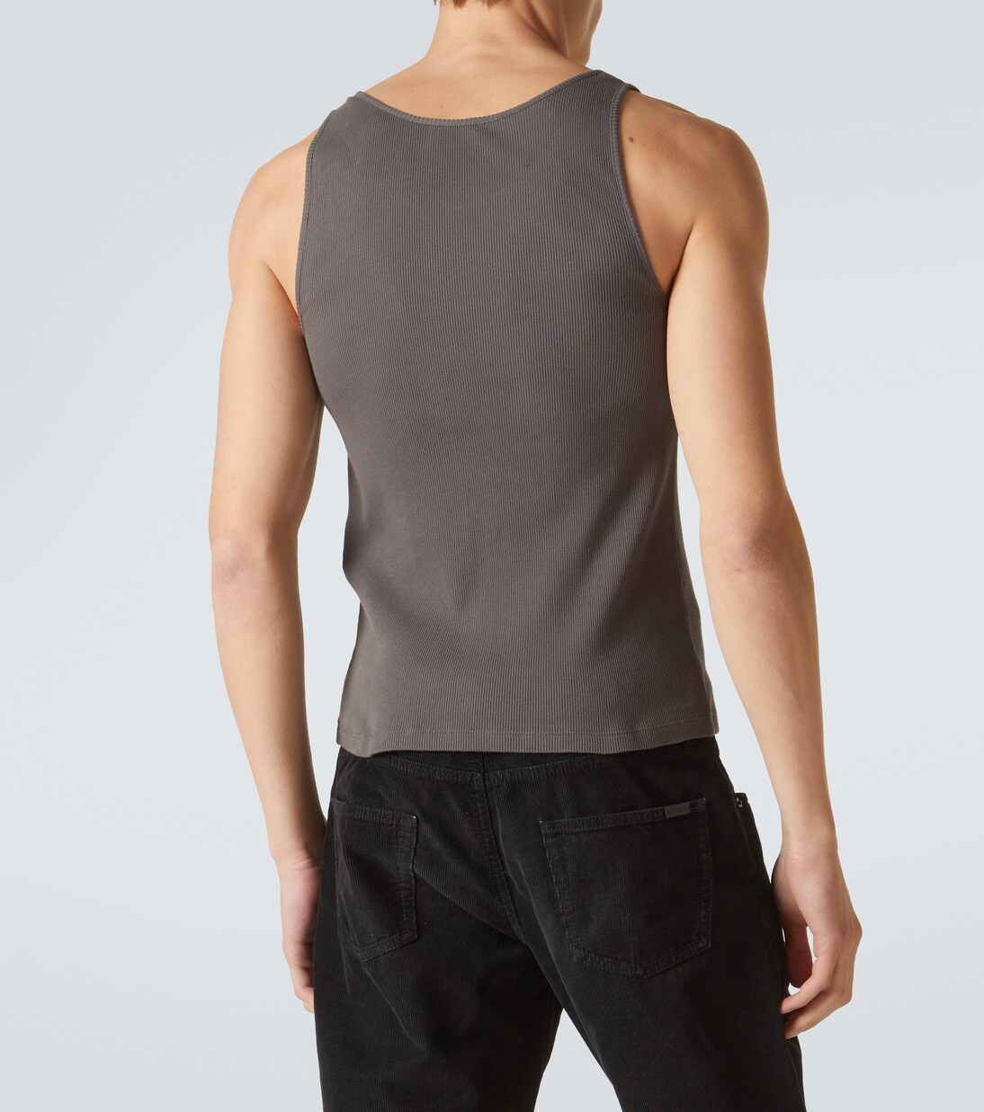 Logo cotton tank top | Saint Laurent