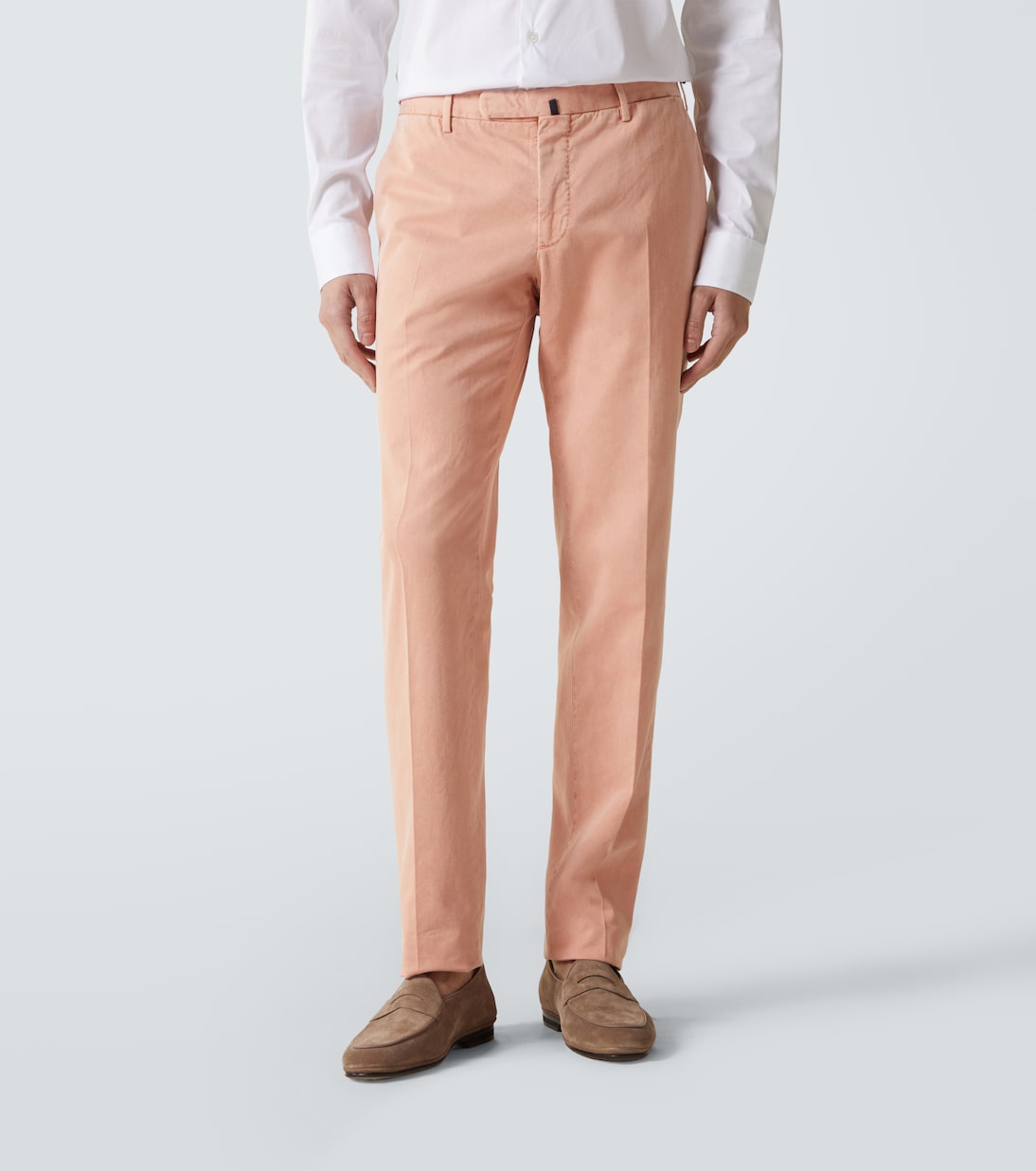 Cotton slim pants | Slowear