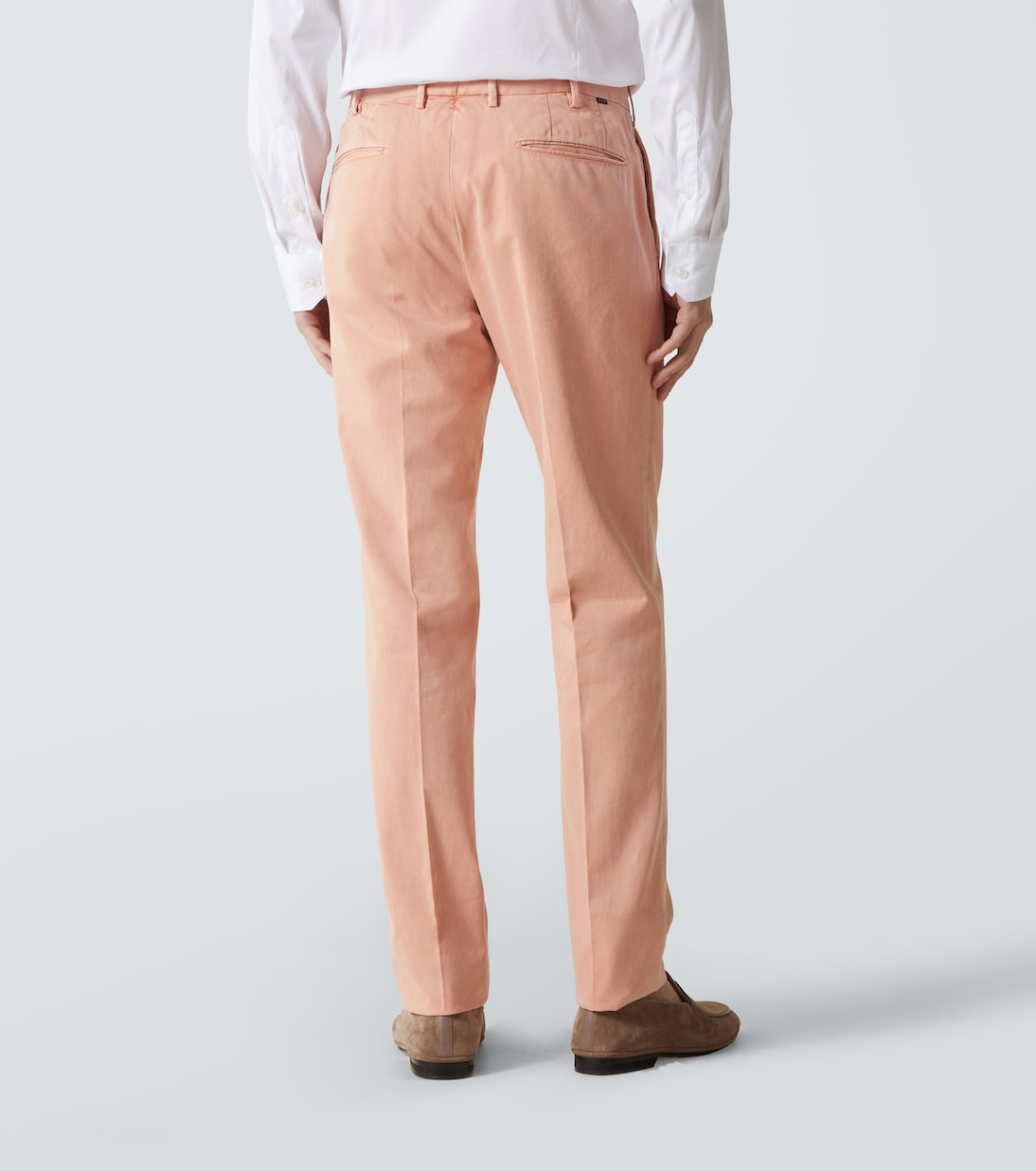 Cotton slim pants | Slowear