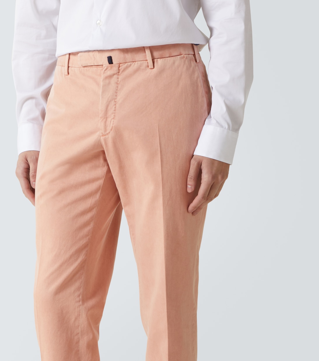 Cotton slim pants | Slowear