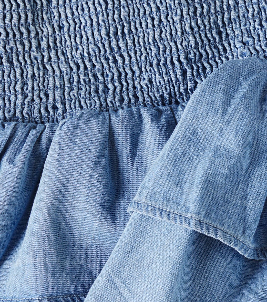 Gonna Bonita in cotone con ruches | Molo