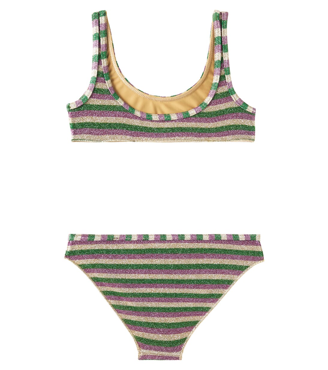 Bikini de lamé a rayas | Oséree Kids