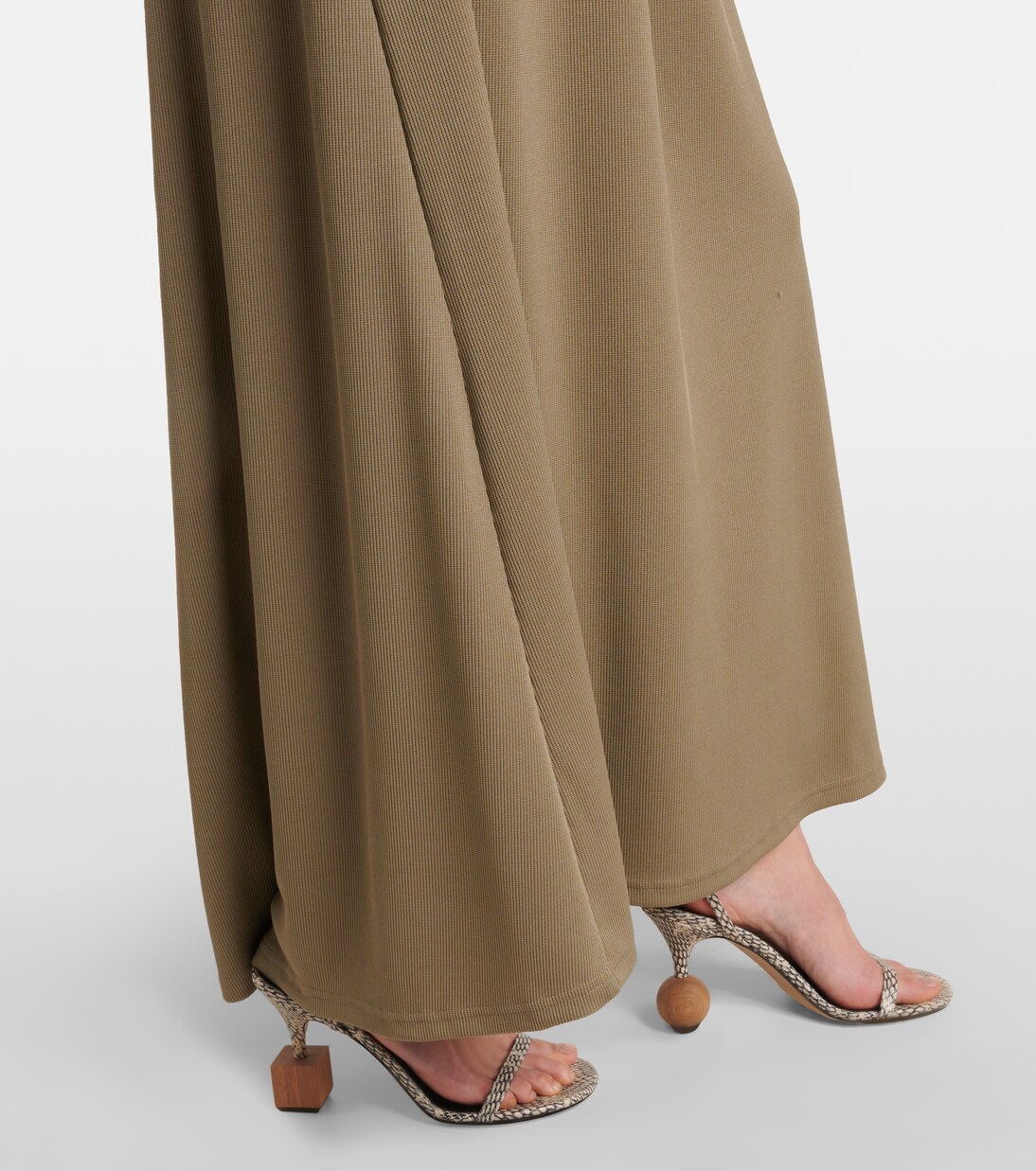 Robe longue S- Buckle à ornements | Christopher Esber