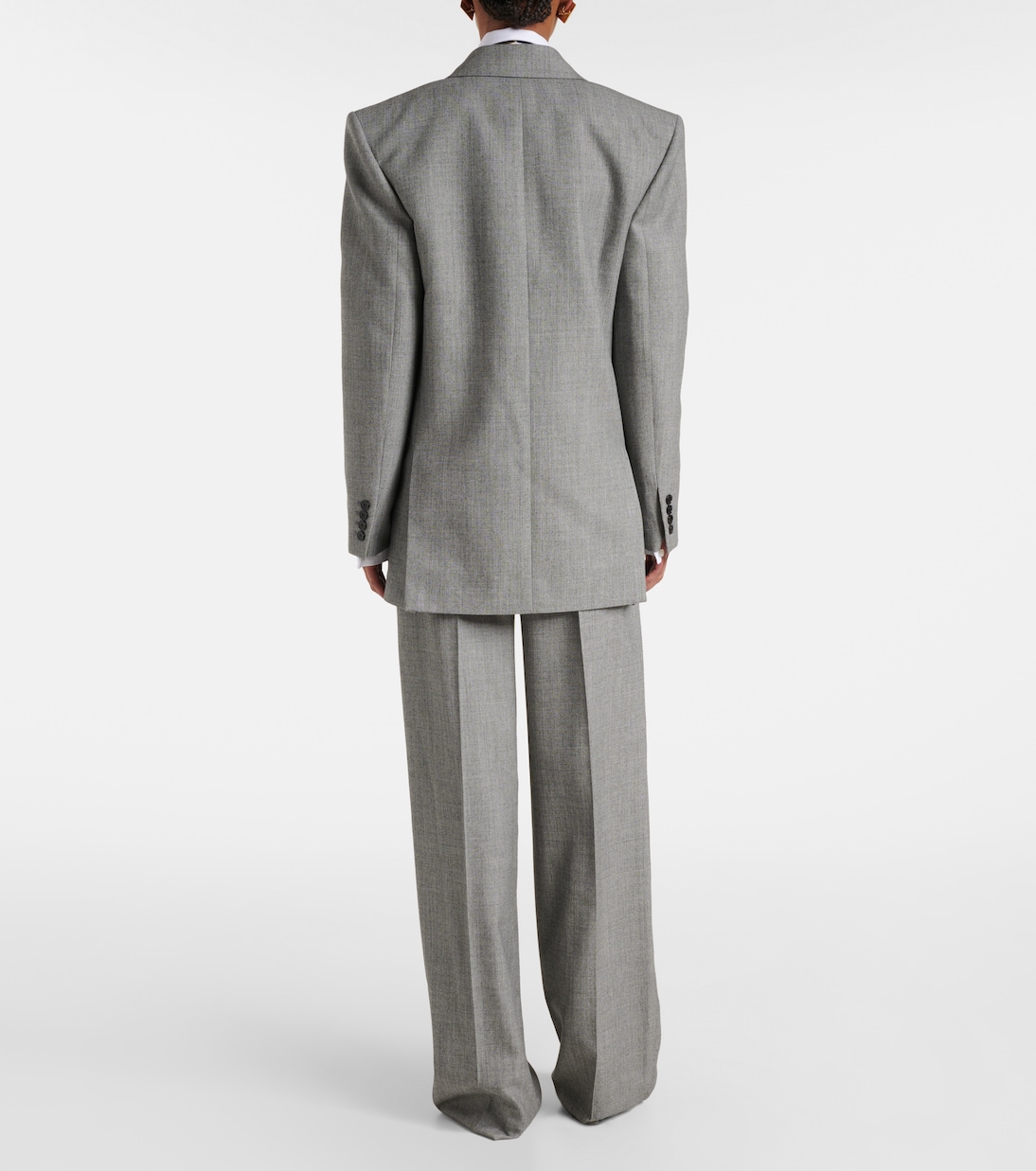 Double-breasted wool twill blazer | Saint Laurent