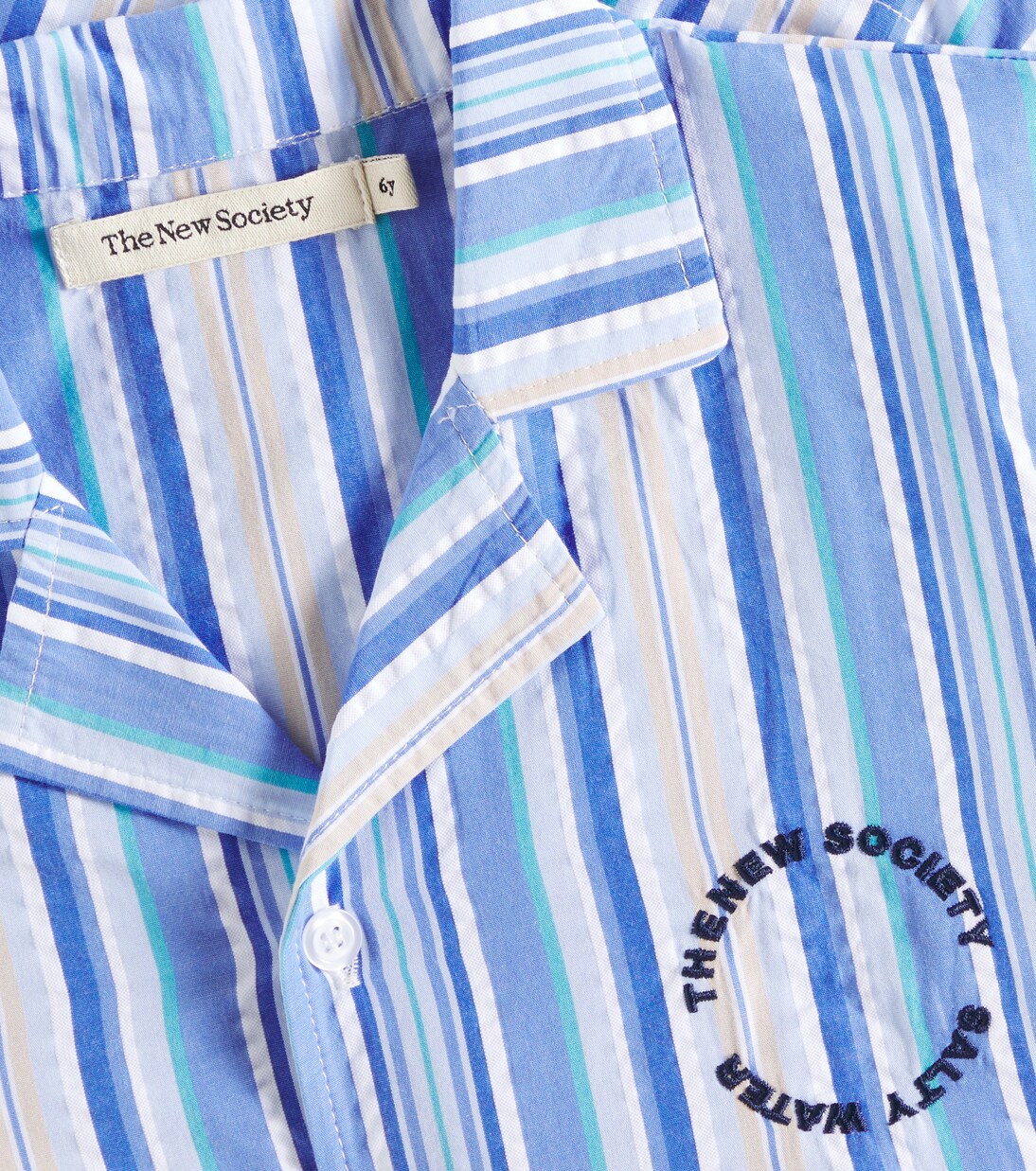 Tebas striped cotton shirt | The New Society