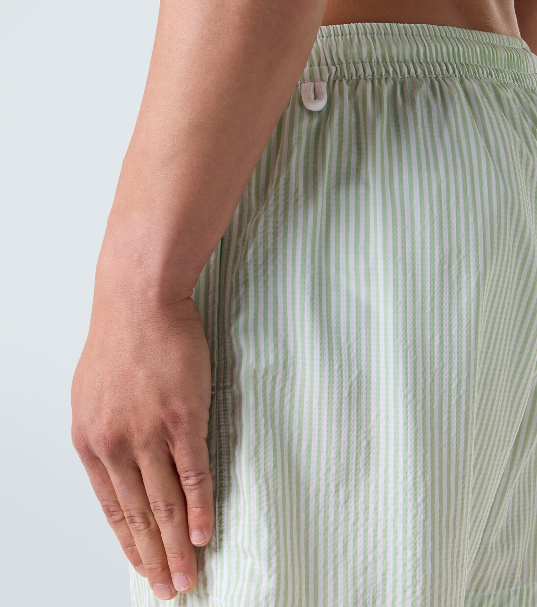 Striped swim trunks | Thom Sweeney