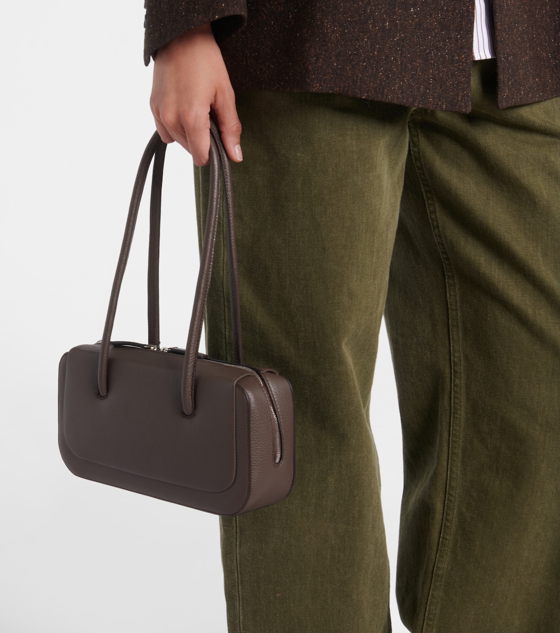 Lagune Bowling Mini leather shoulder bag | Aesther Ekme