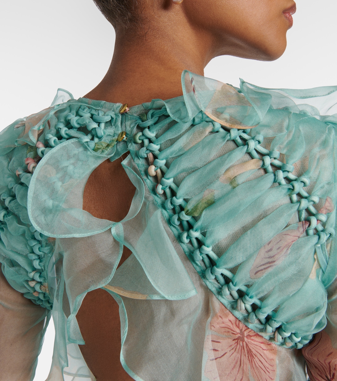 Maxikleid Illuminate aus Seidenorganza | Zimmermann