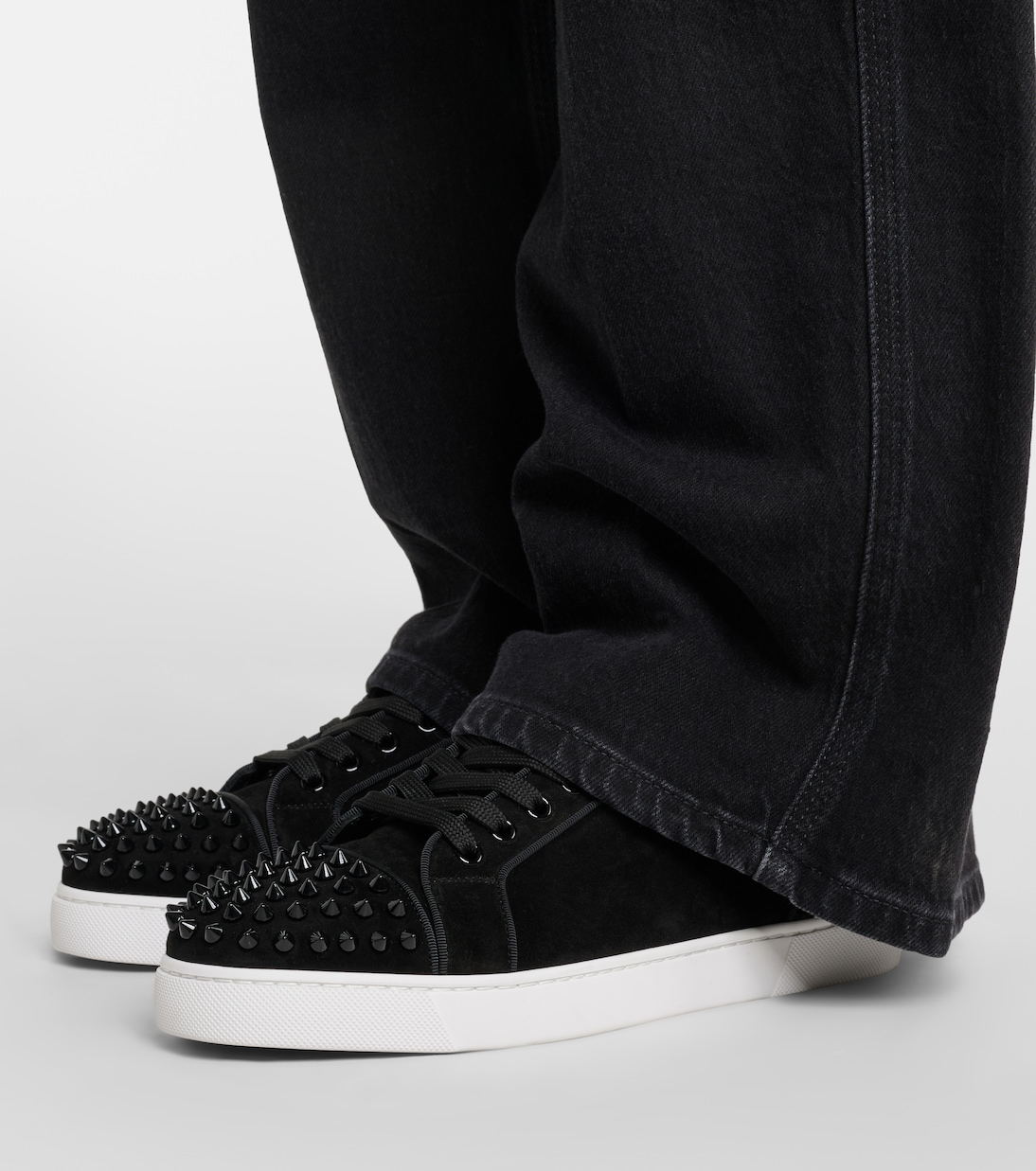 Louise Junior Spikes suede sneakers | Christian Louboutin