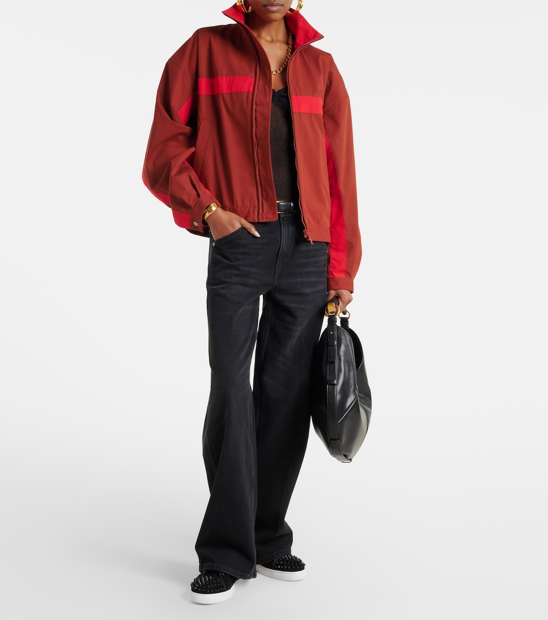 Louise Junior Spikes suede sneakers | Christian Louboutin