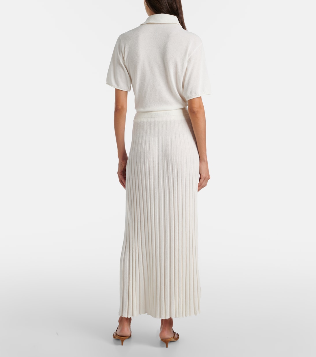 Maxirock Sundial Shell aus einem Baumwollgemisch | Christopher Esber