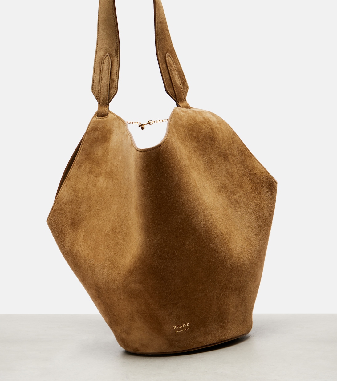Sac Lotus Small en daim | Khaite