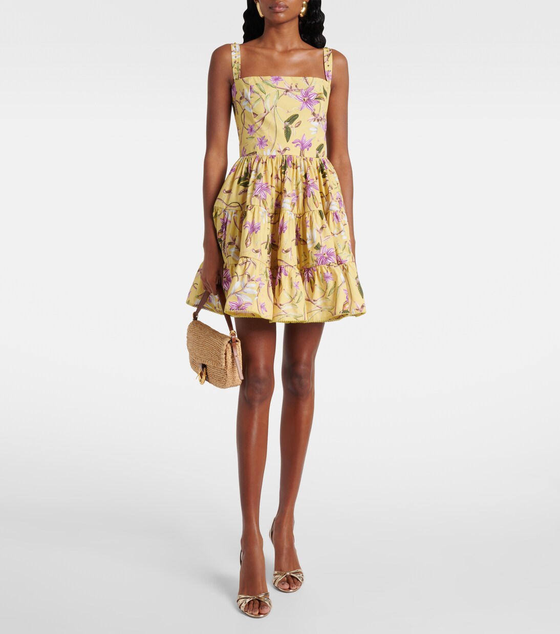 Bedrucktes Minikleid Lima aus Baumwolle | Agua by Agua Bendita