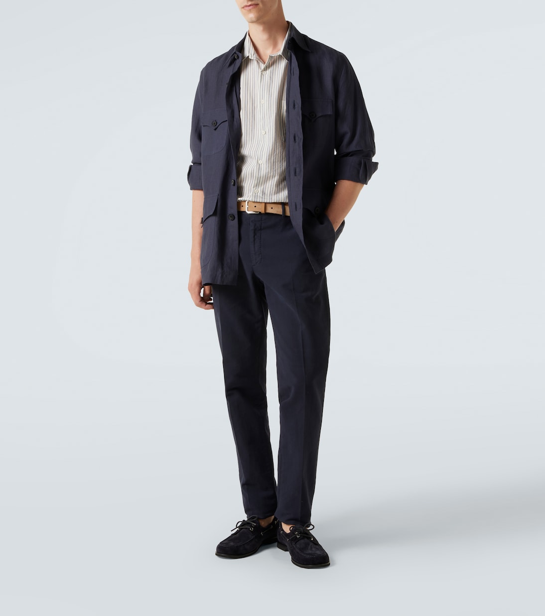 Scarpe da barca Vandé in suede | Gianvito Rossi