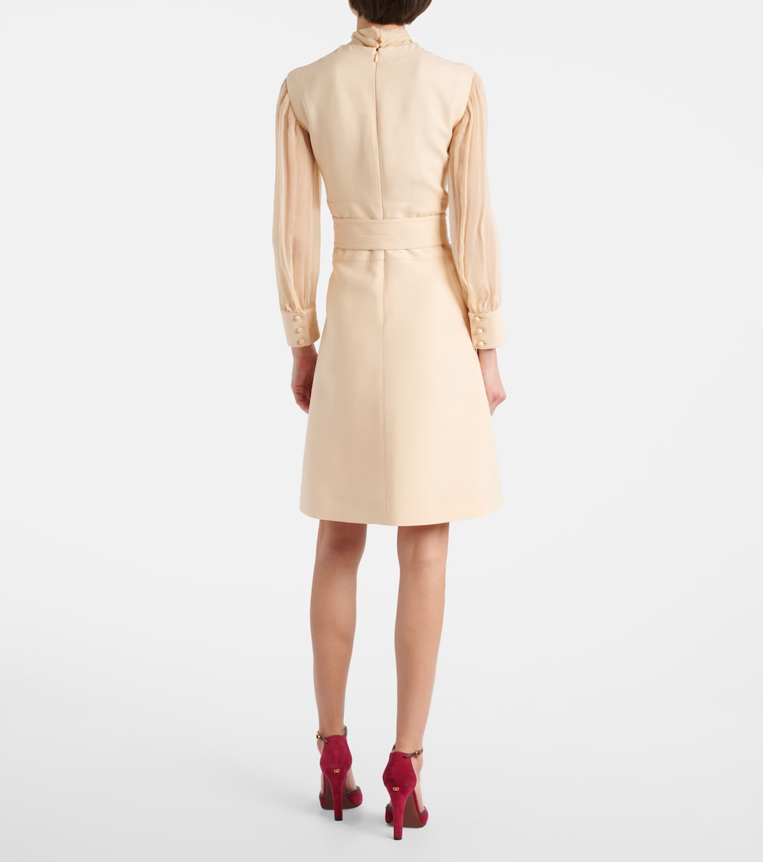 Wool and silk Crepe Couture minidress | Valentino
