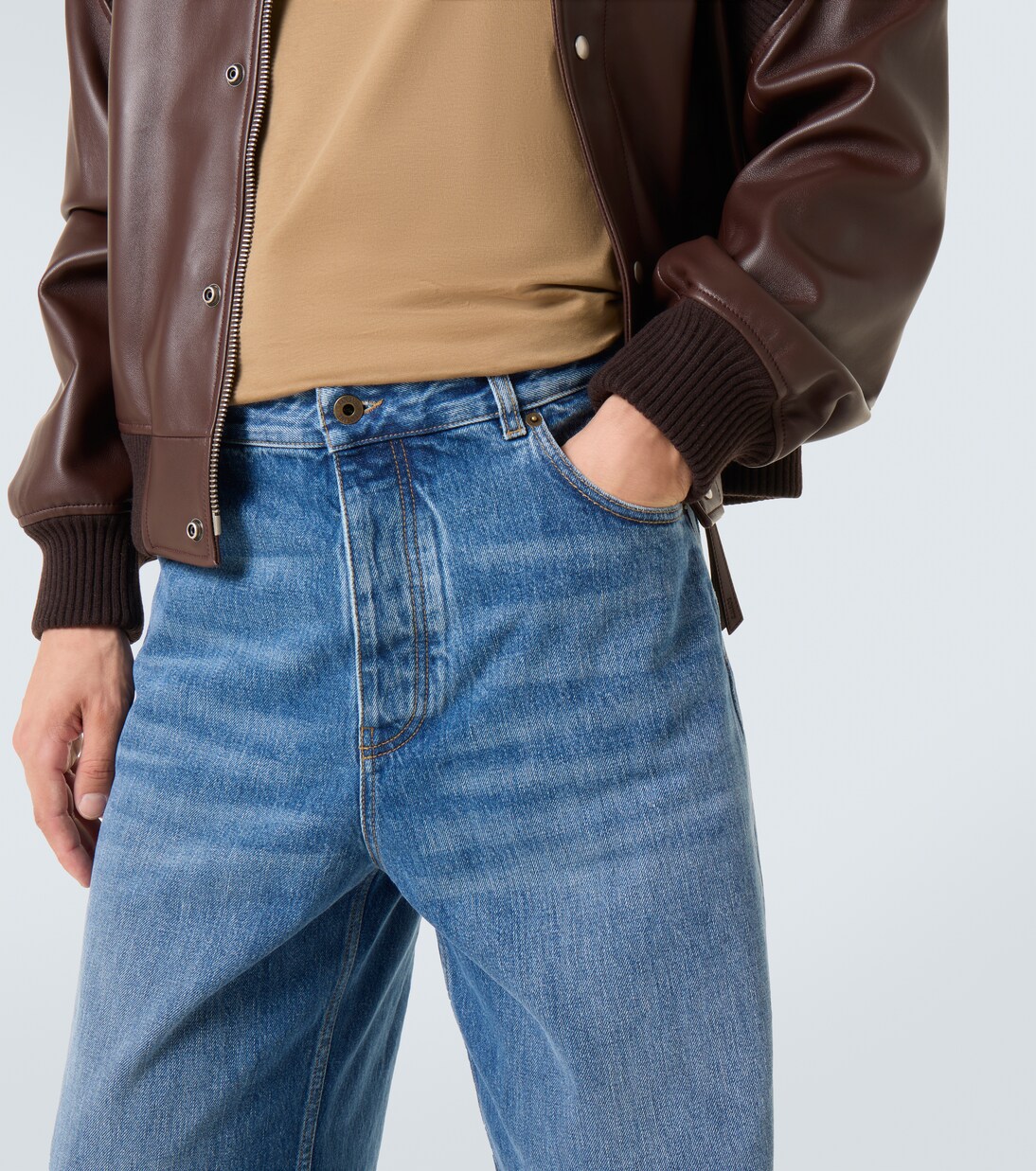 Mid-rise straight jeans | Loewe