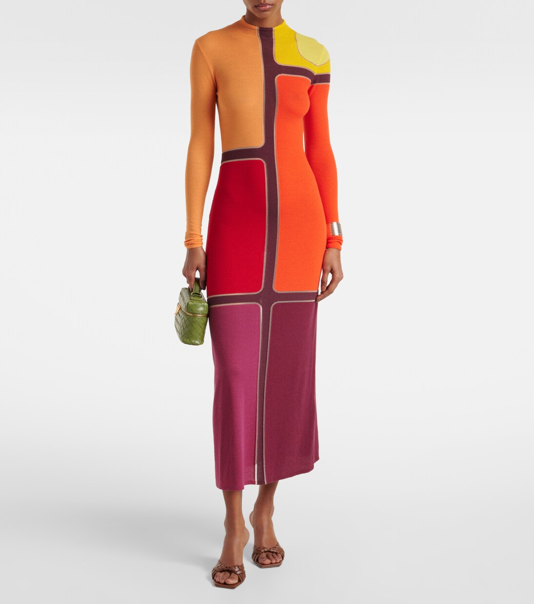 Vyna 70 metallic leather mules | Gianvito Rossi