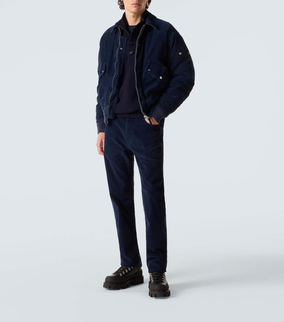 Polopullover Compass aus einem Wollgemisch | Stone Island