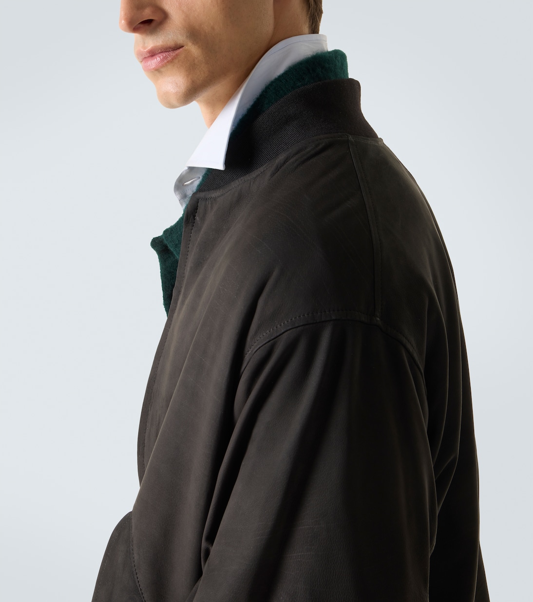 Suede blouson jacket | A.Presse