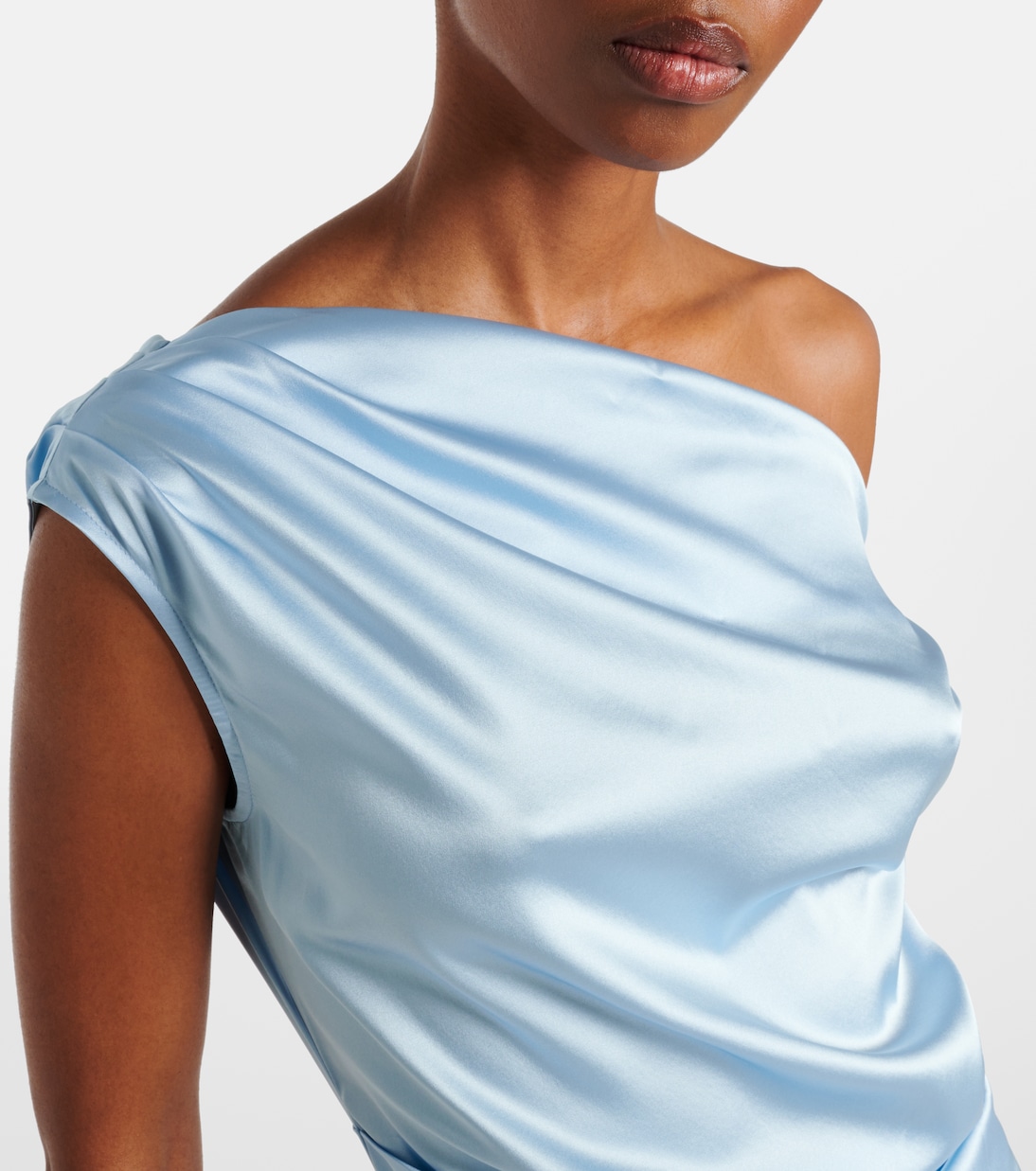 Robe Phare en satin de soie | Staud