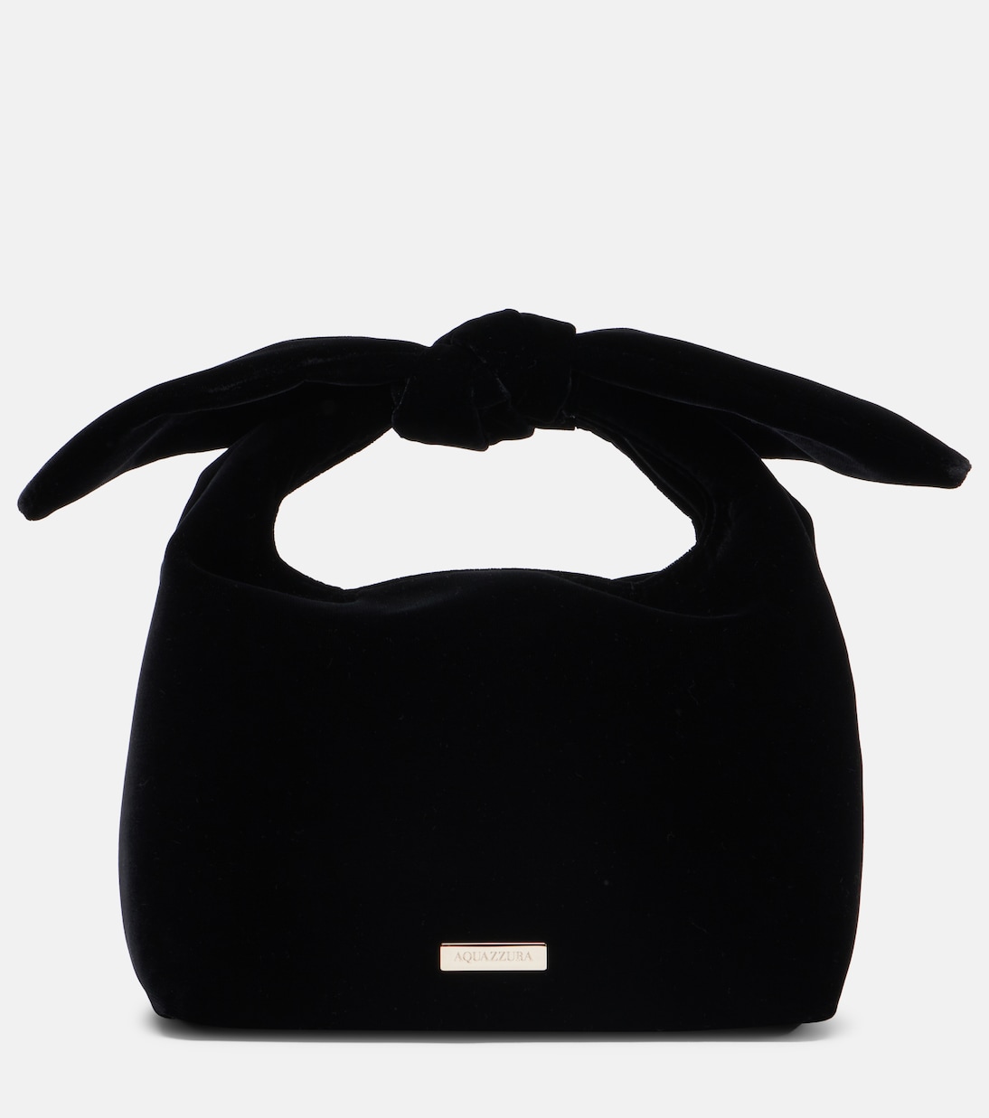 Bow Tie Small velvet tote bag | Aquazzura