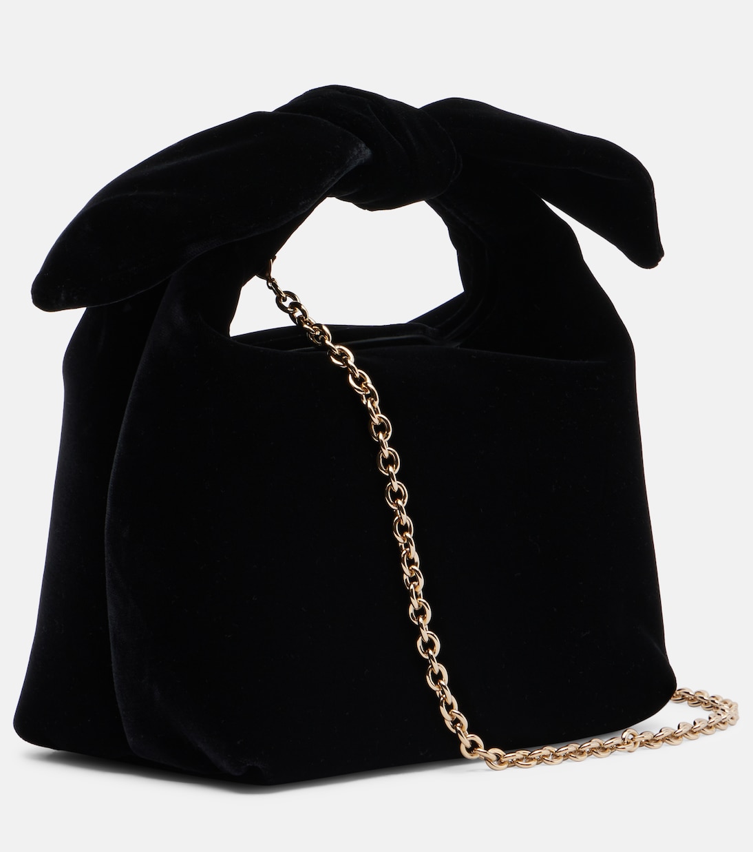 Bow Tie Small velvet tote bag | Aquazzura