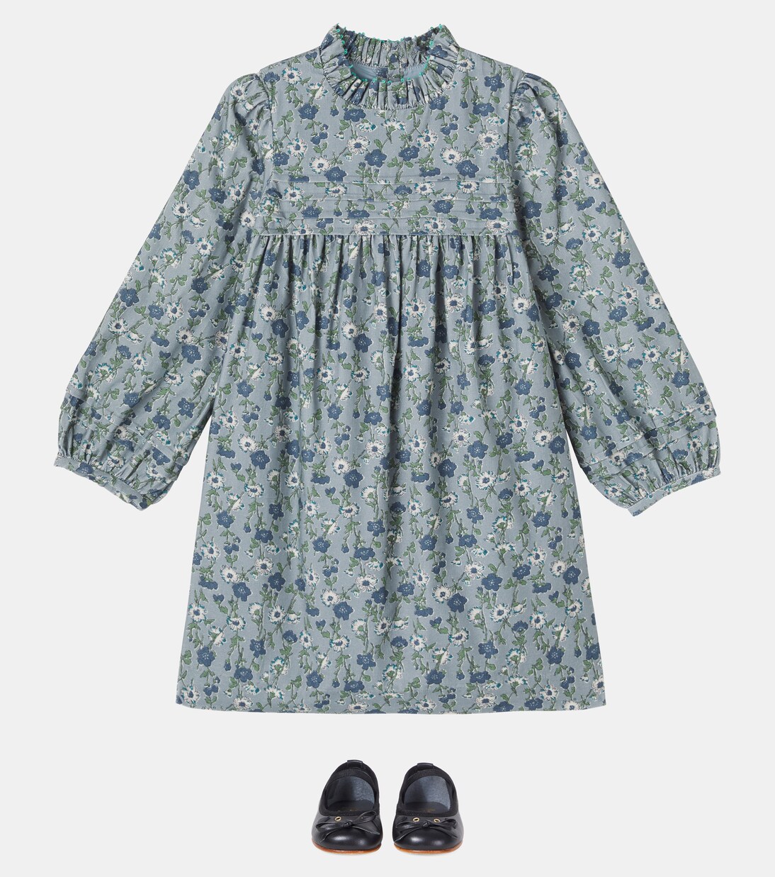 Topaz floral cotton dress | Bonpoint