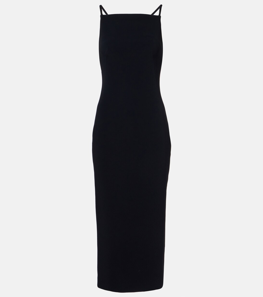 Sliced cady crêpe midi dress | Givenchy
