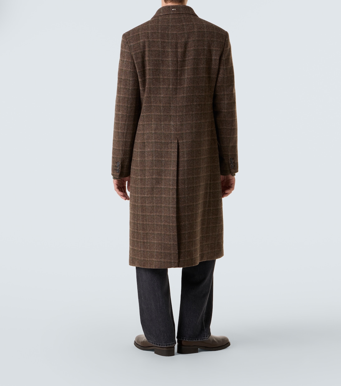 Whale checked virgin wool coat  | Our Legacy