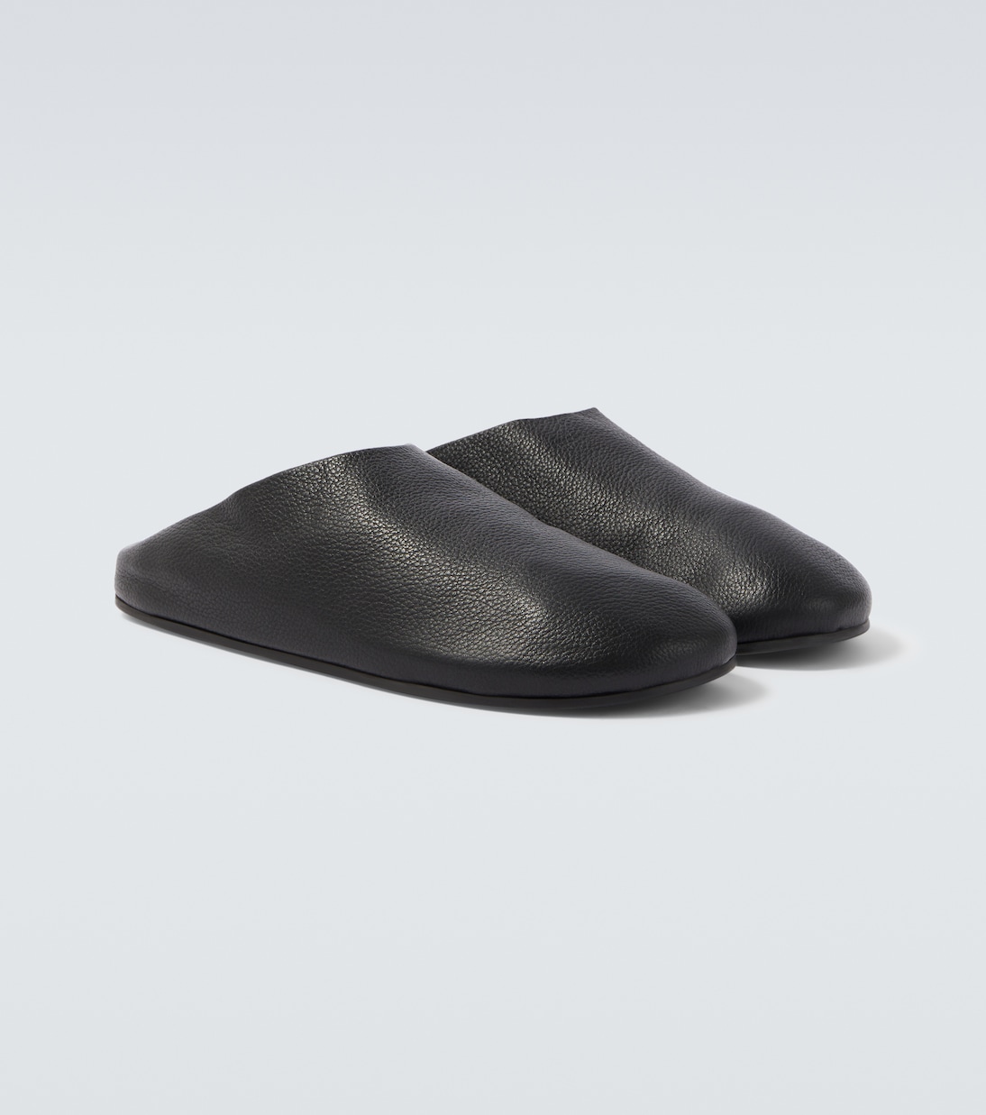 Hudson leather mules | The Row