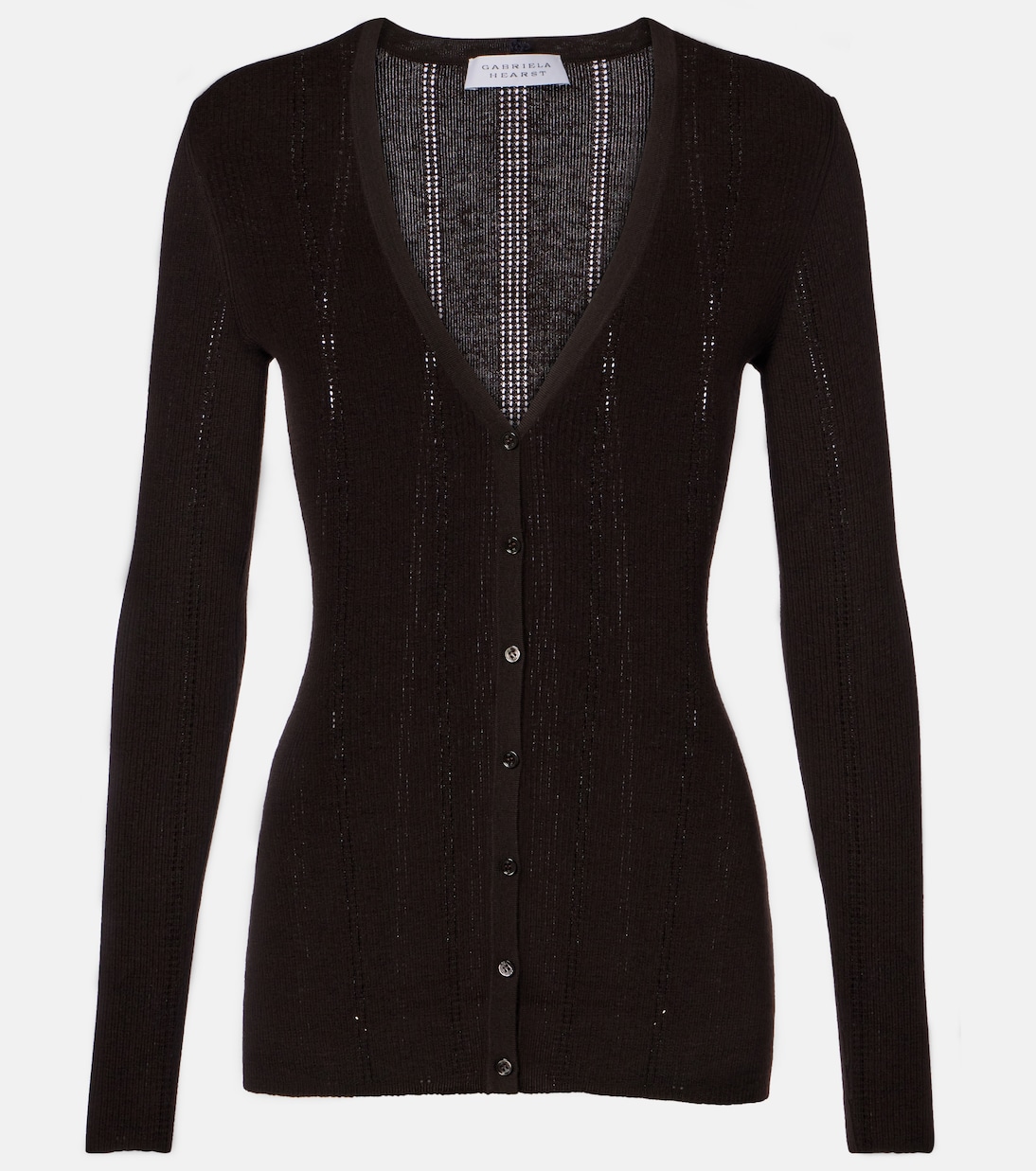 Lillian rib-knitted wool cardigan | Gabriela Hearst