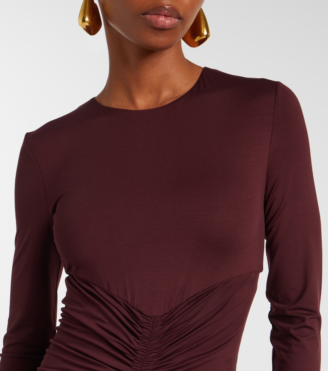 Doppia gathered maxi dress | Max Mara