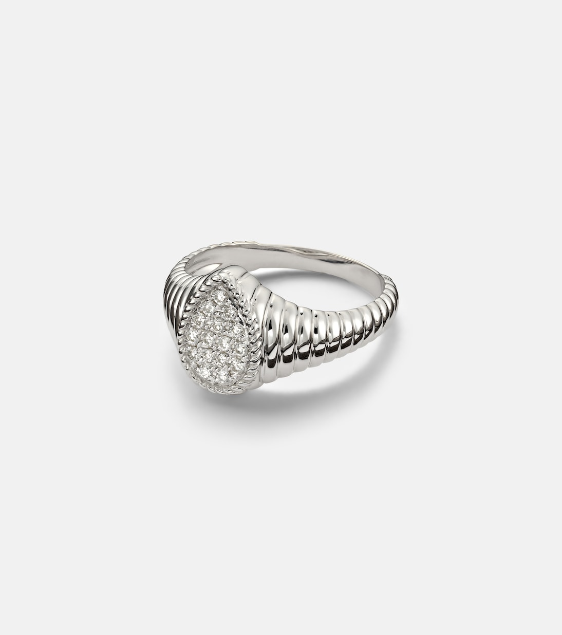 Bague en or blanc 9 ct et diamants | Yvonne Léon