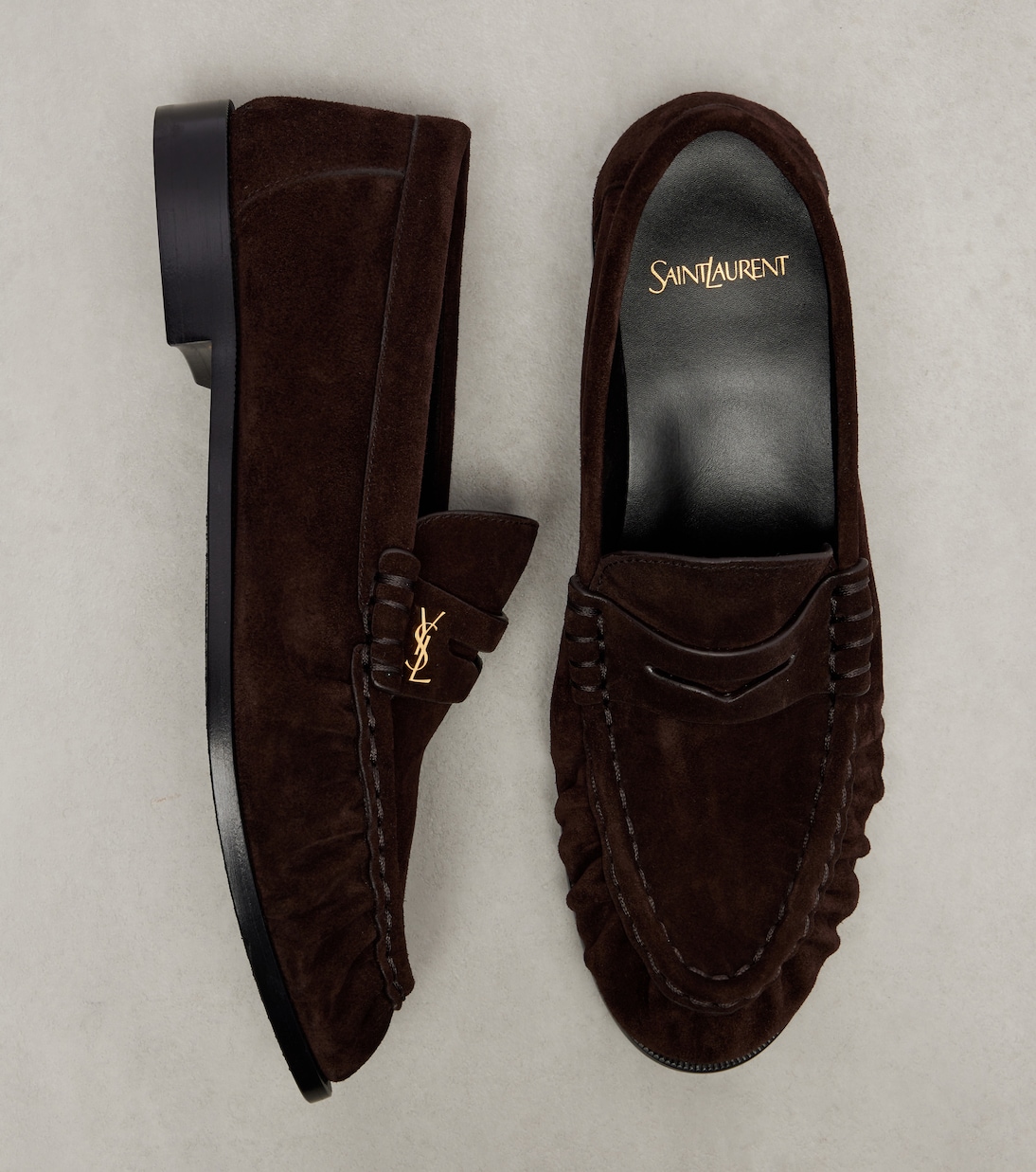 Mocassini Cassandre in suede | Saint Laurent