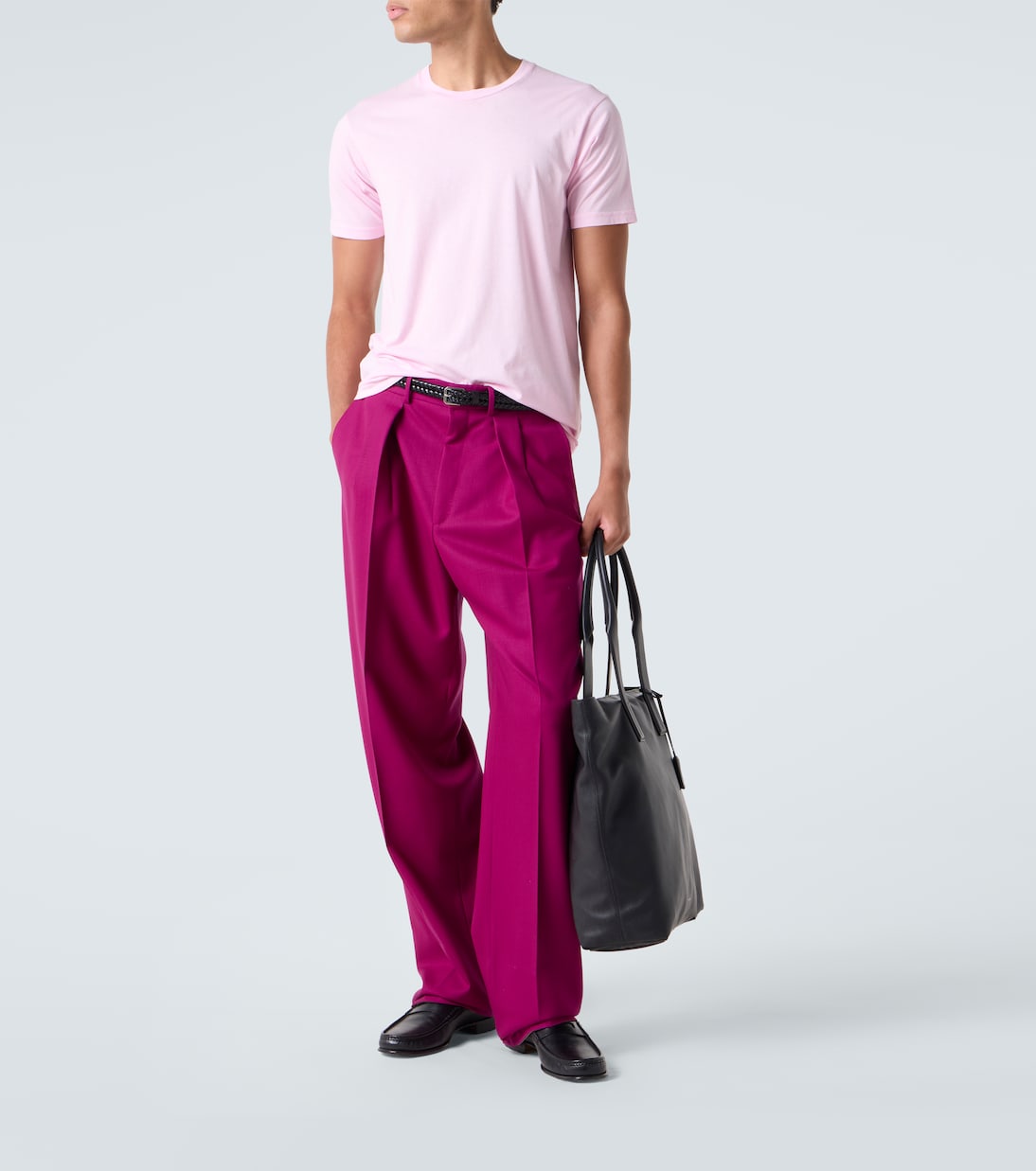 T-shirt en coton et soie mélangés | Tom Ford