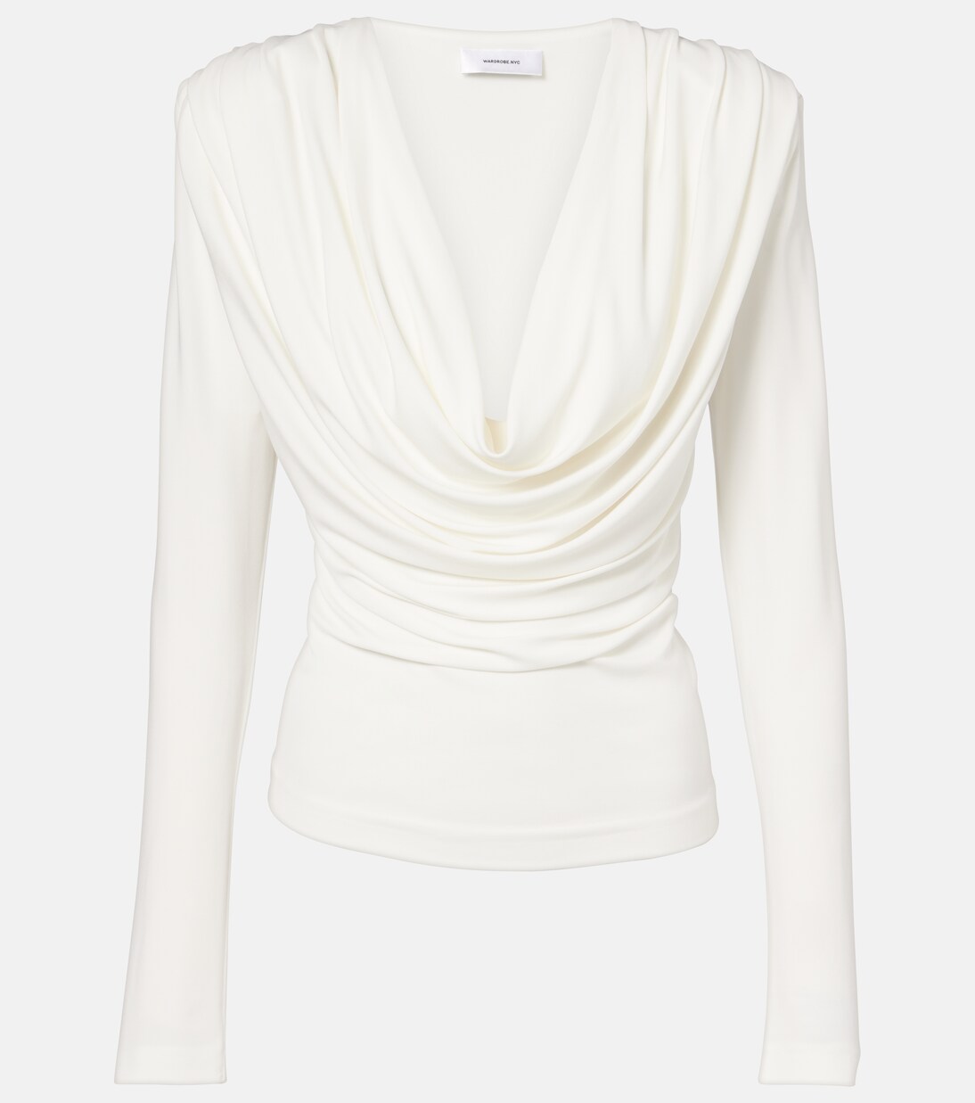 Draped jersey top | Wardrobe.NYC
