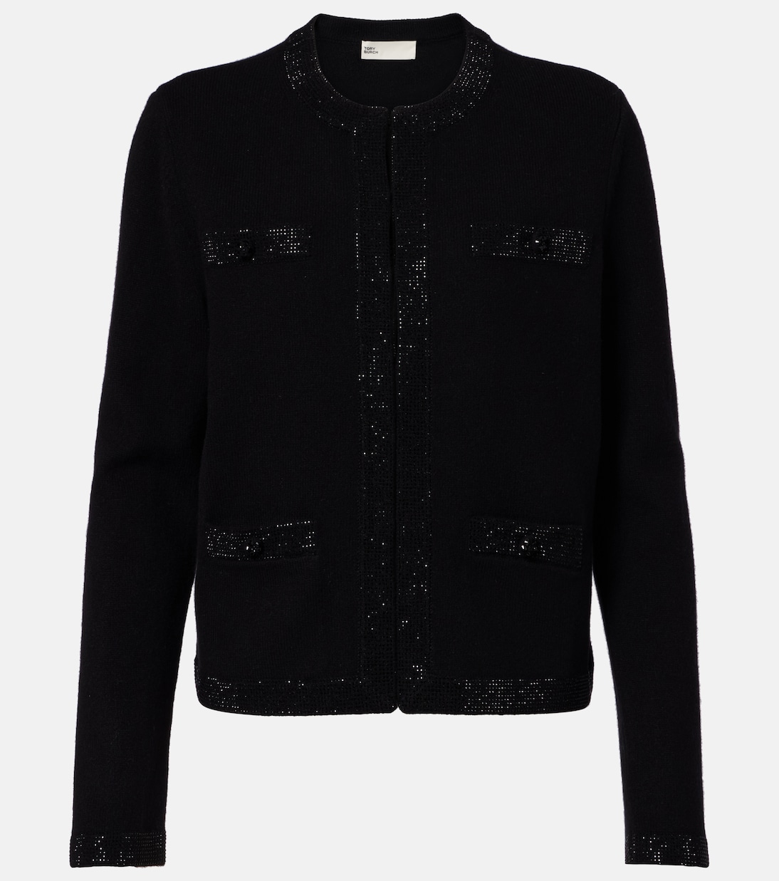 Verzierter Cardigan aus einem Wollgemisch | Tory Burch