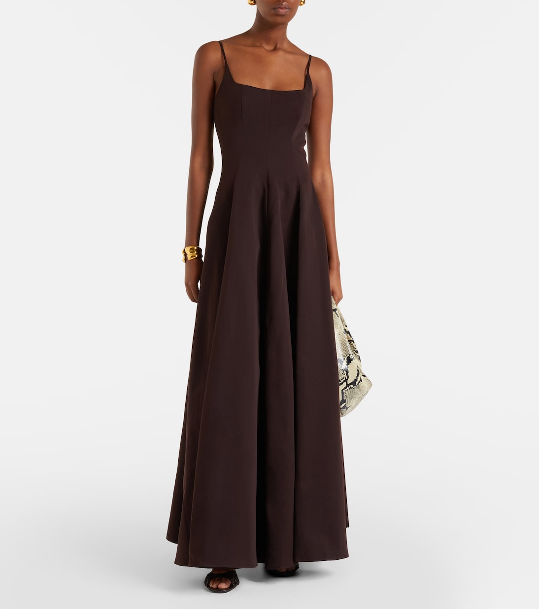 Joy cotton-blend gown | Staud