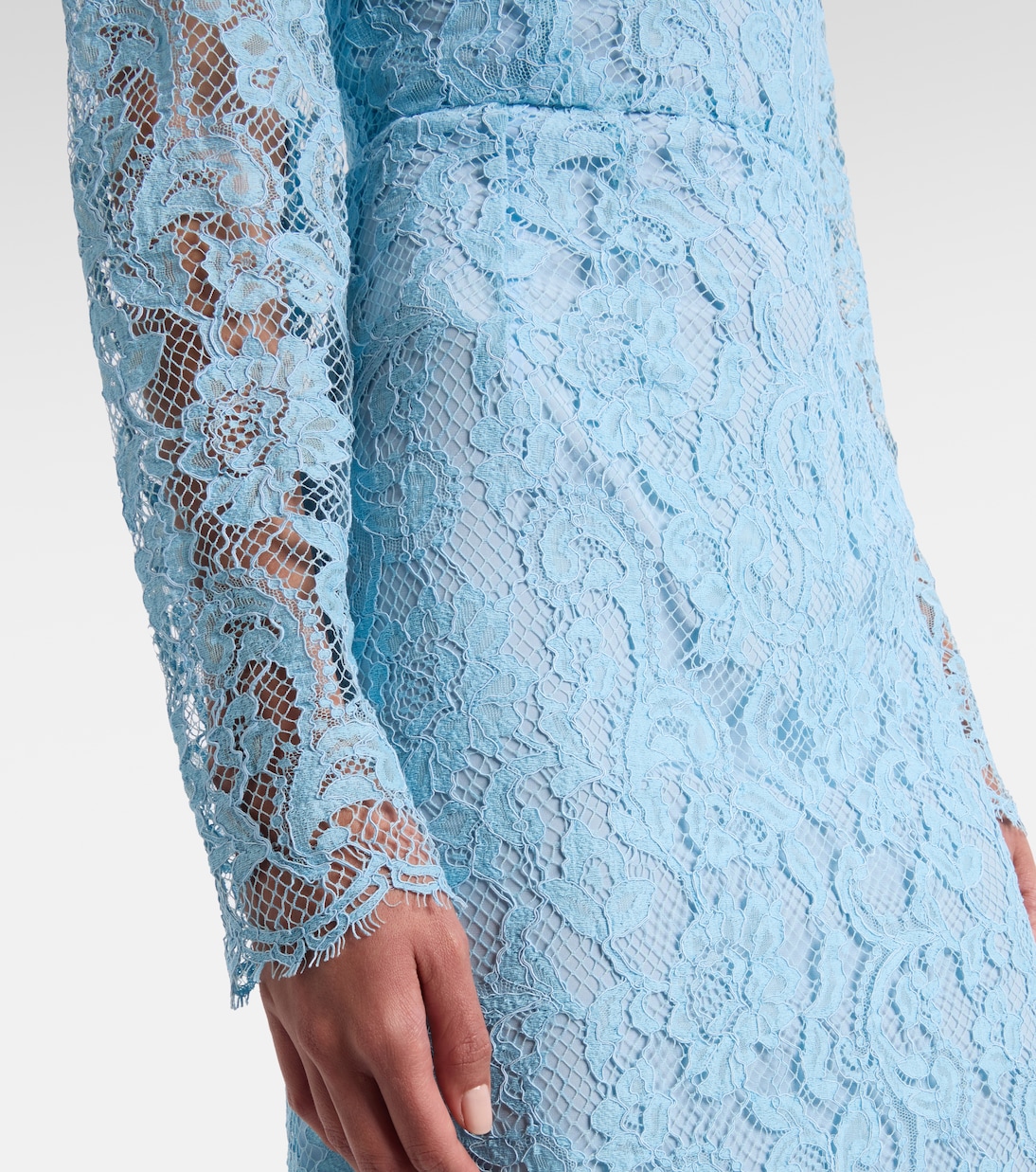 Vestido de cóctel de mezcla de algodón | Dolce&Gabbana