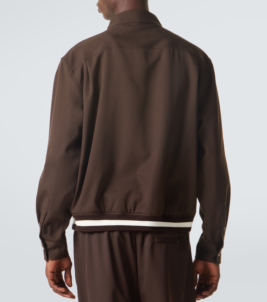 Blousonjacke aus Woll-Gabardine | Loewe