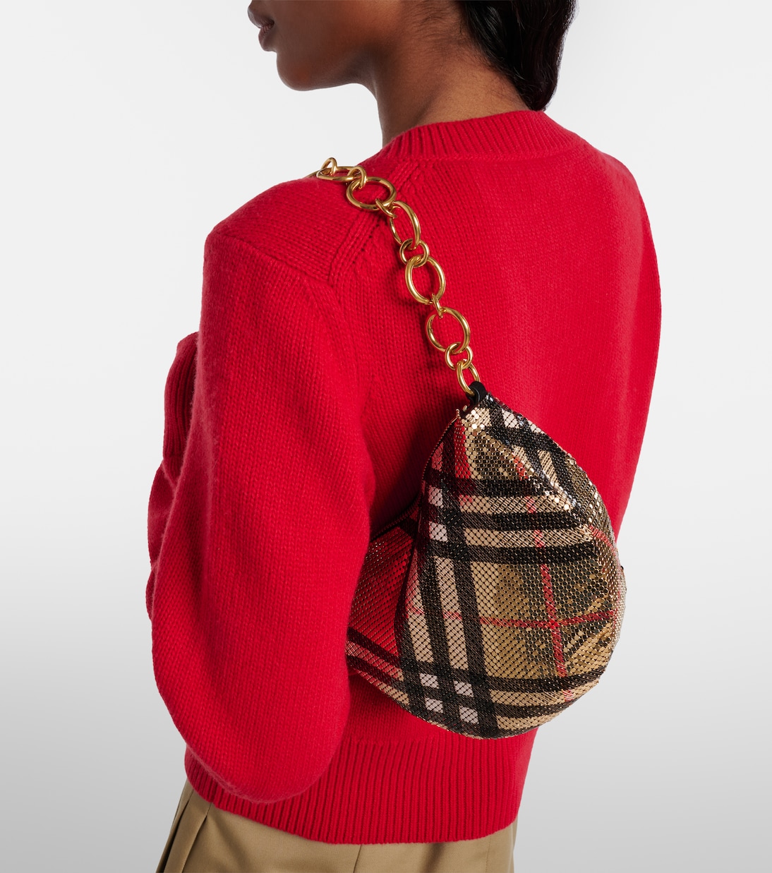 Medium Burberry Check shoulder bag | Burberry