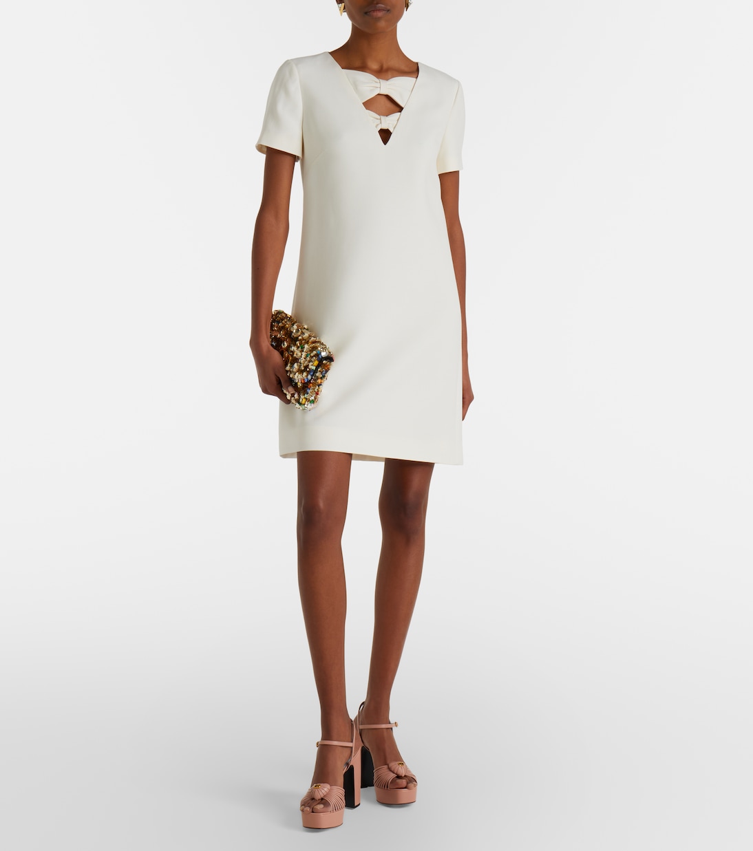 Cœur Royal 115 leather platform sandals | Valentino Garavani