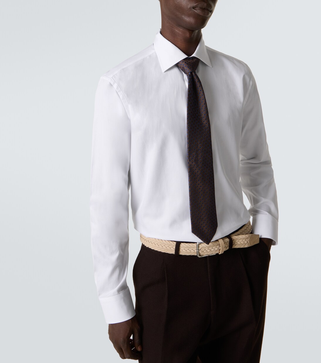 Cotton poplin shirt | Canali